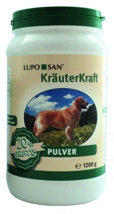 1000g + 20 % GRATIS, Luposan KräuterKraft 30, Bylinky pro psy - mletý prášek